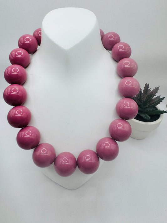 Pink Charm Necklace  NK AC011