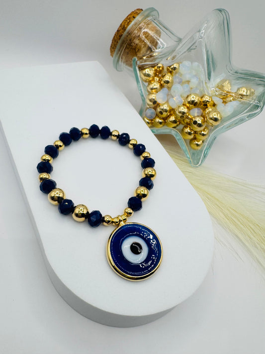 Royal blue eye
